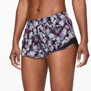 Lululemon Hotty Hot Short II 2.5" Utopia Multi Deep Phantom 6 Running Pickleball